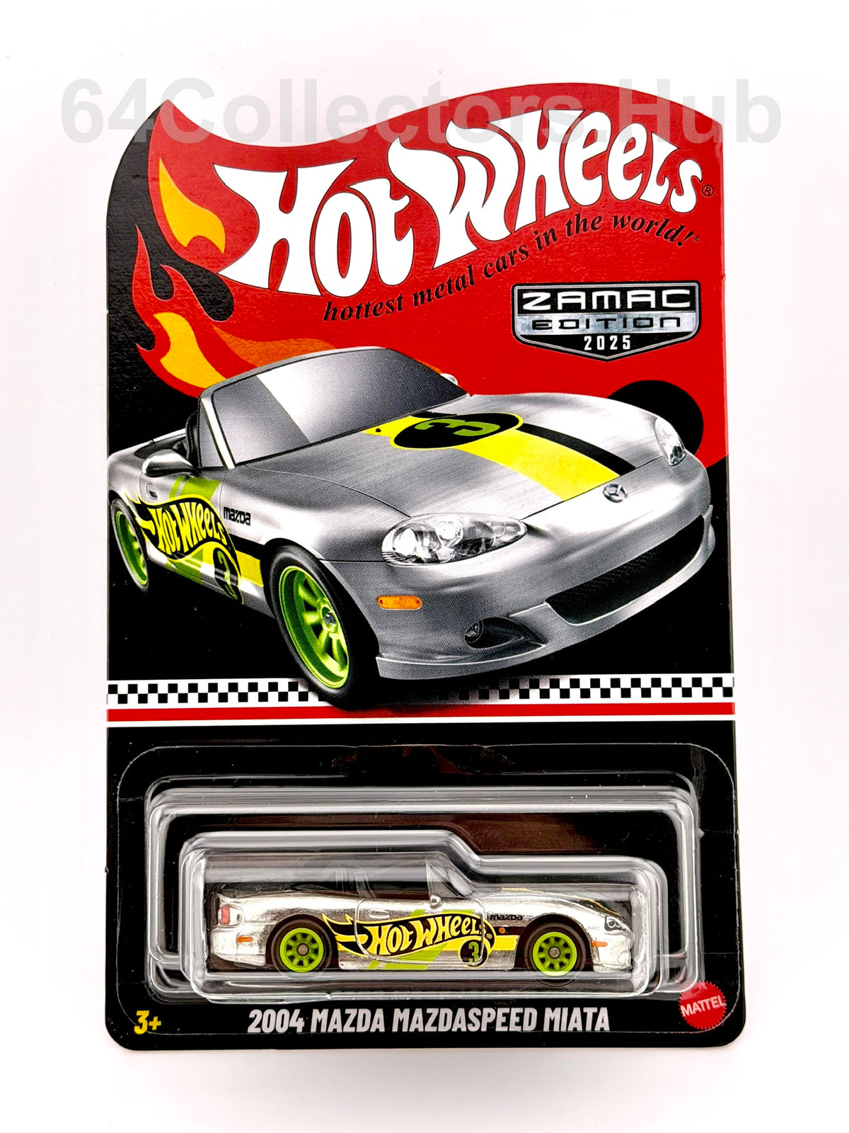 Hot Wheels - 2004 Mazda Mazdaspeed Miata ZAMAC - 2025 Collector Edition
