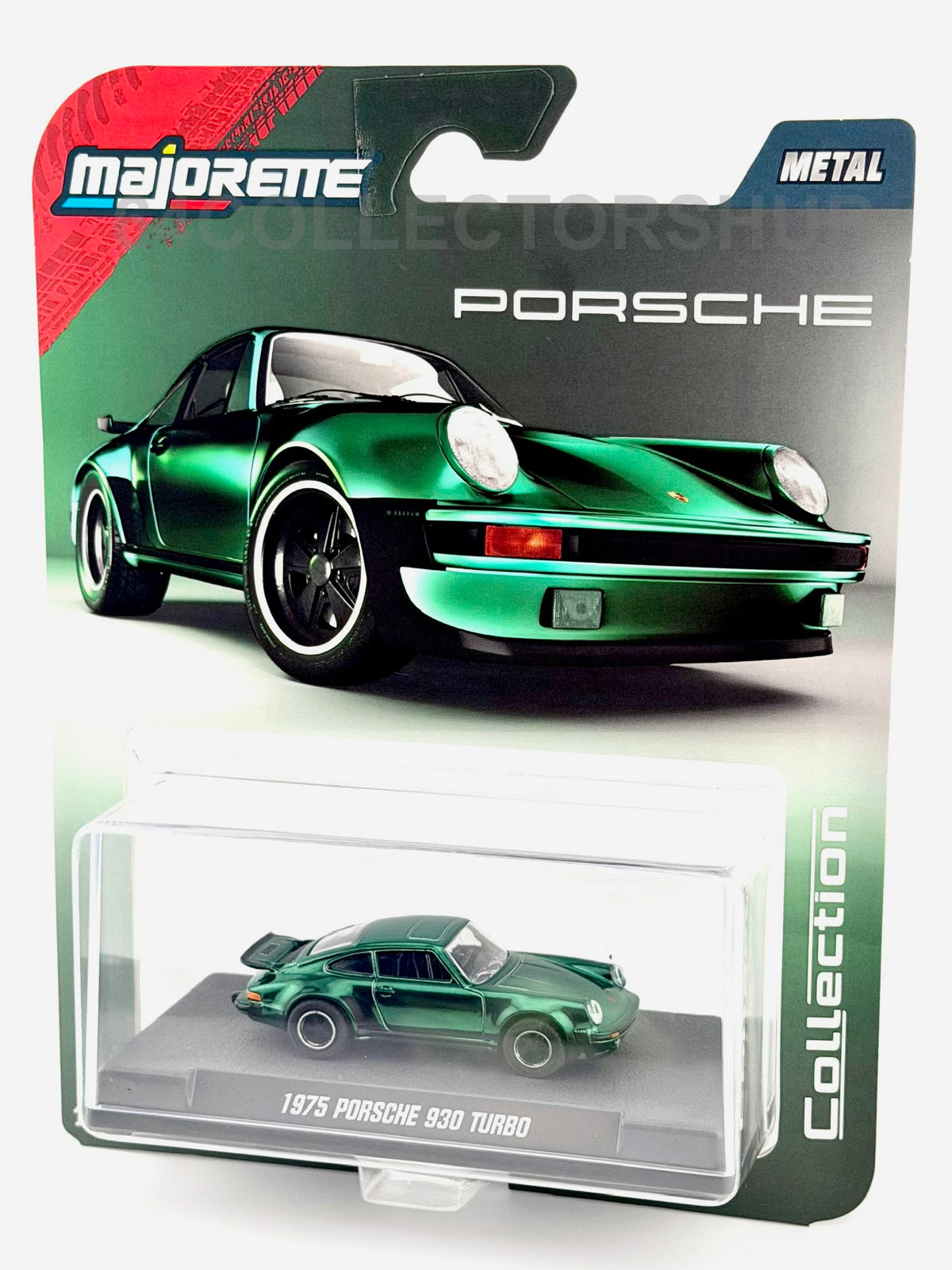 Majorette - 1975 Porsche 930 Turbo - Green - Collection Series