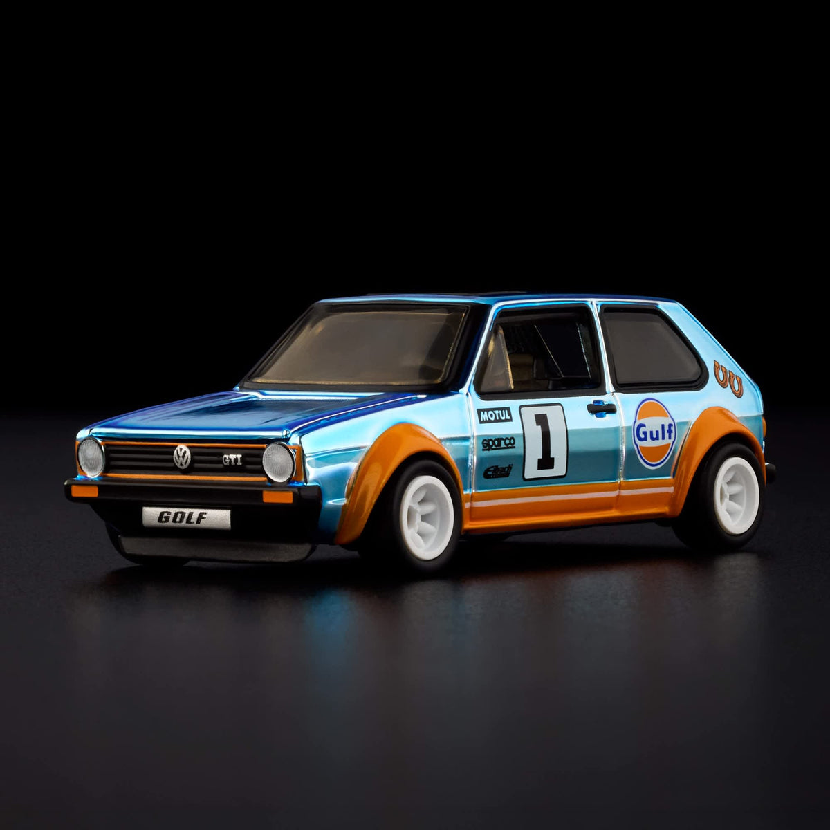 Hot Wheels RLC - 1976 Volkswagen Golf Mk1 GTI - Gulf Racing - Blue - 1/64