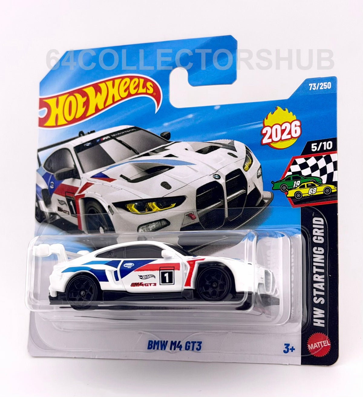 Hot Wheels - BMW M4 GT3 - White - HW Starting Grid - 73/250 - 2026