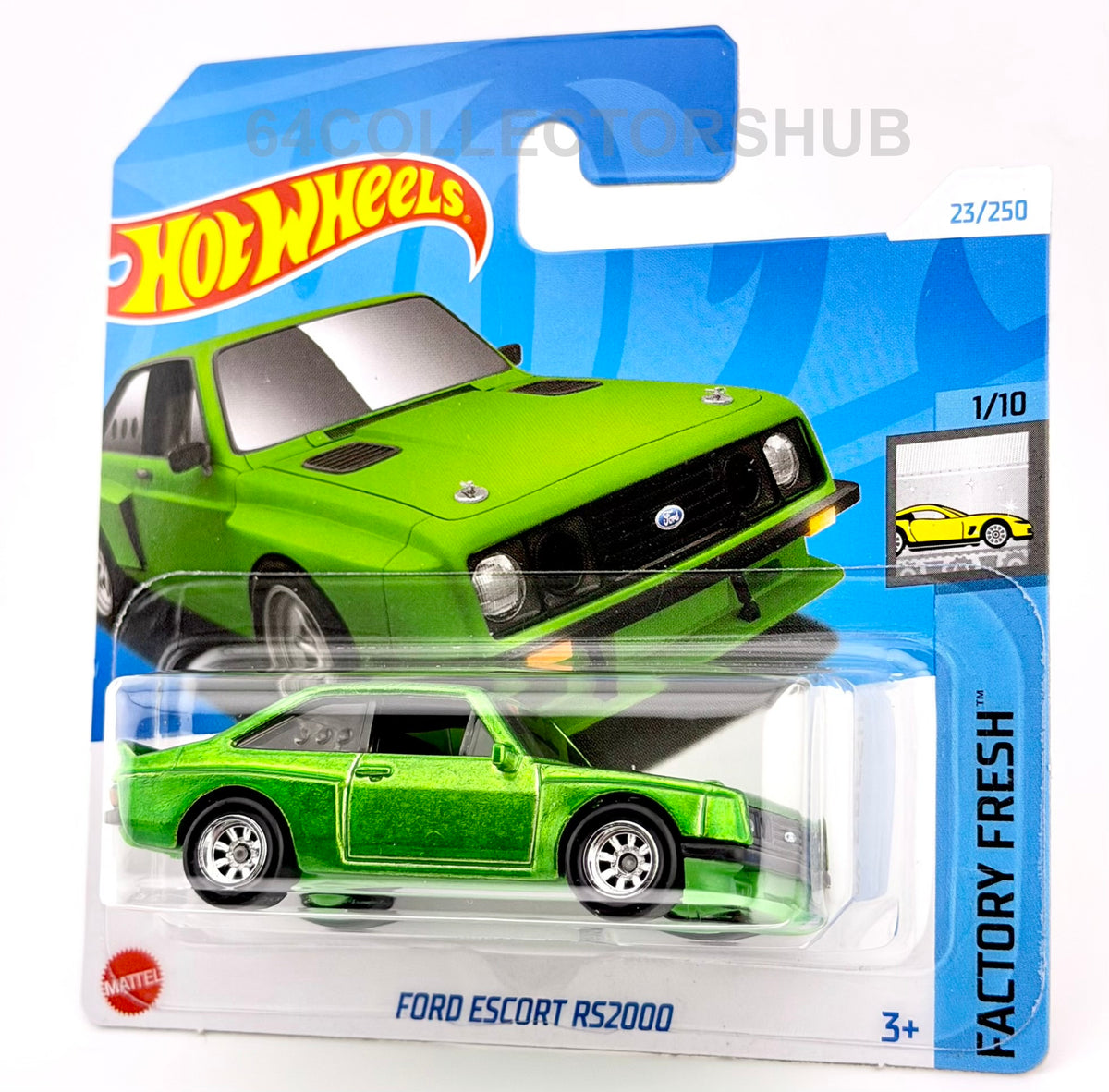 Hot Wheels - Ford Escort RS2000 - Super Treasure Hunt - 23/250 - 2024 A Case