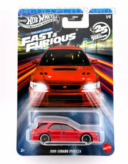 Hot Wheels - 1999 Subaru Impreza Red - Fast & Furious Dream Lineup 1/5 - 2026