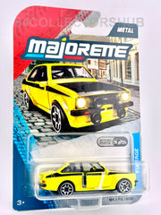 Majorette - Ford Escort MK II RS 1800 - Yellow - Moving Parts - Vintage Cars