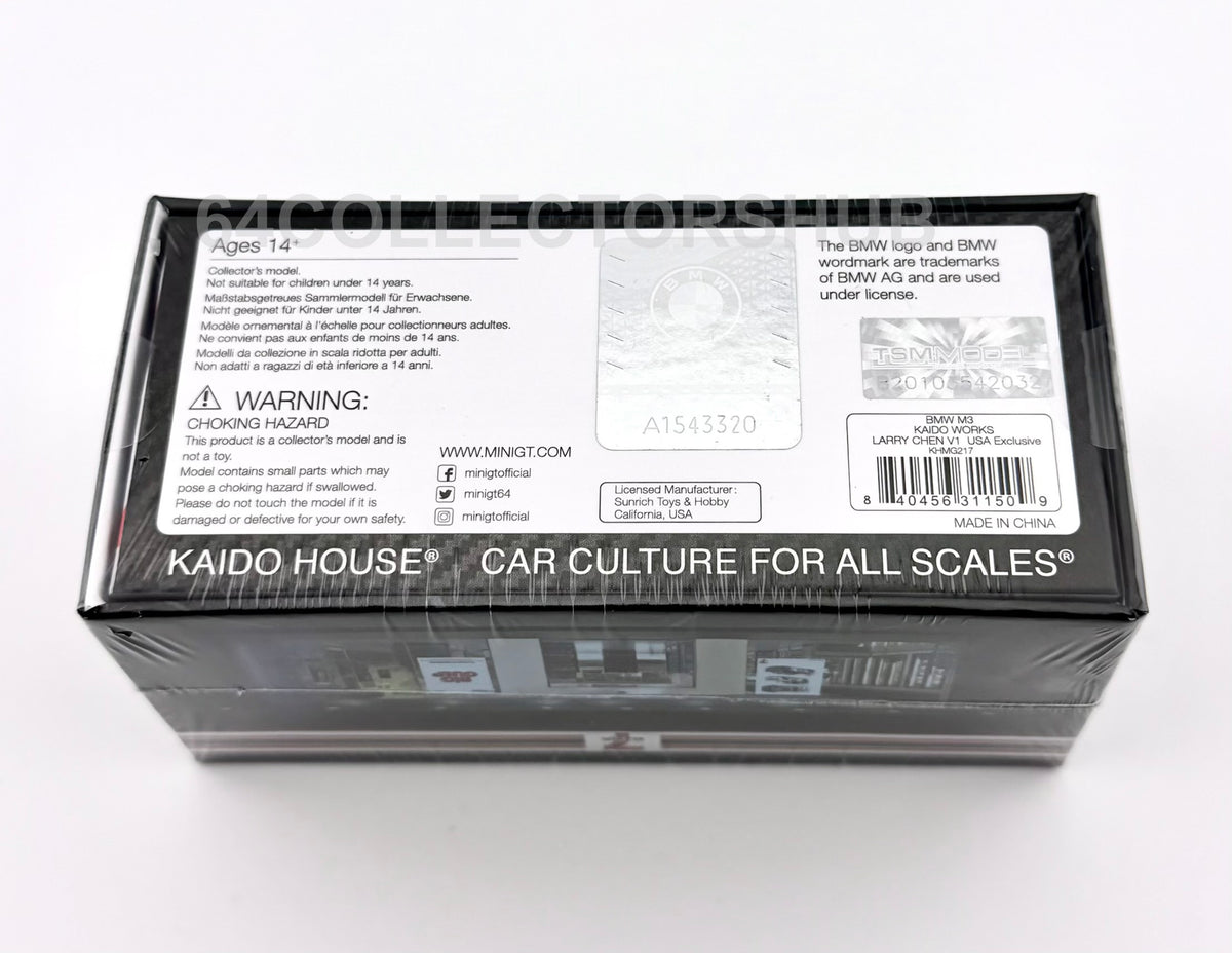 Kaido House Mini GT - BMW M3 Kaido Works Larry Chen V1 7-Eleven - #217 - Sealed