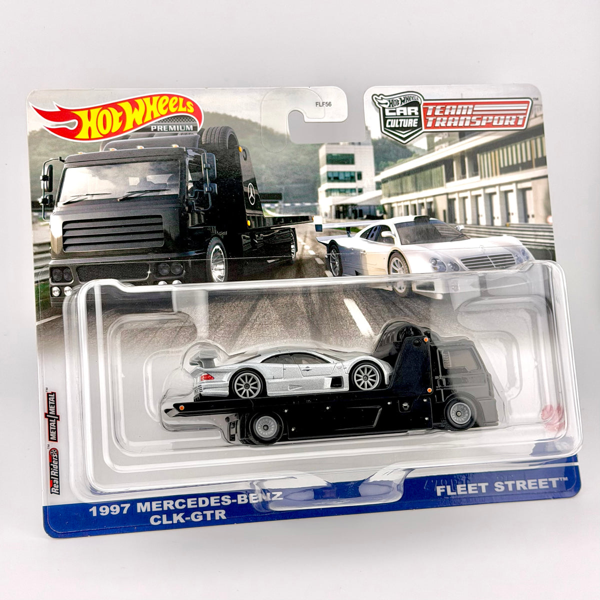 Hot Wheels Team Transport - 1997 Mercedes-Benz CLK-GTR & Fleet Street - #59