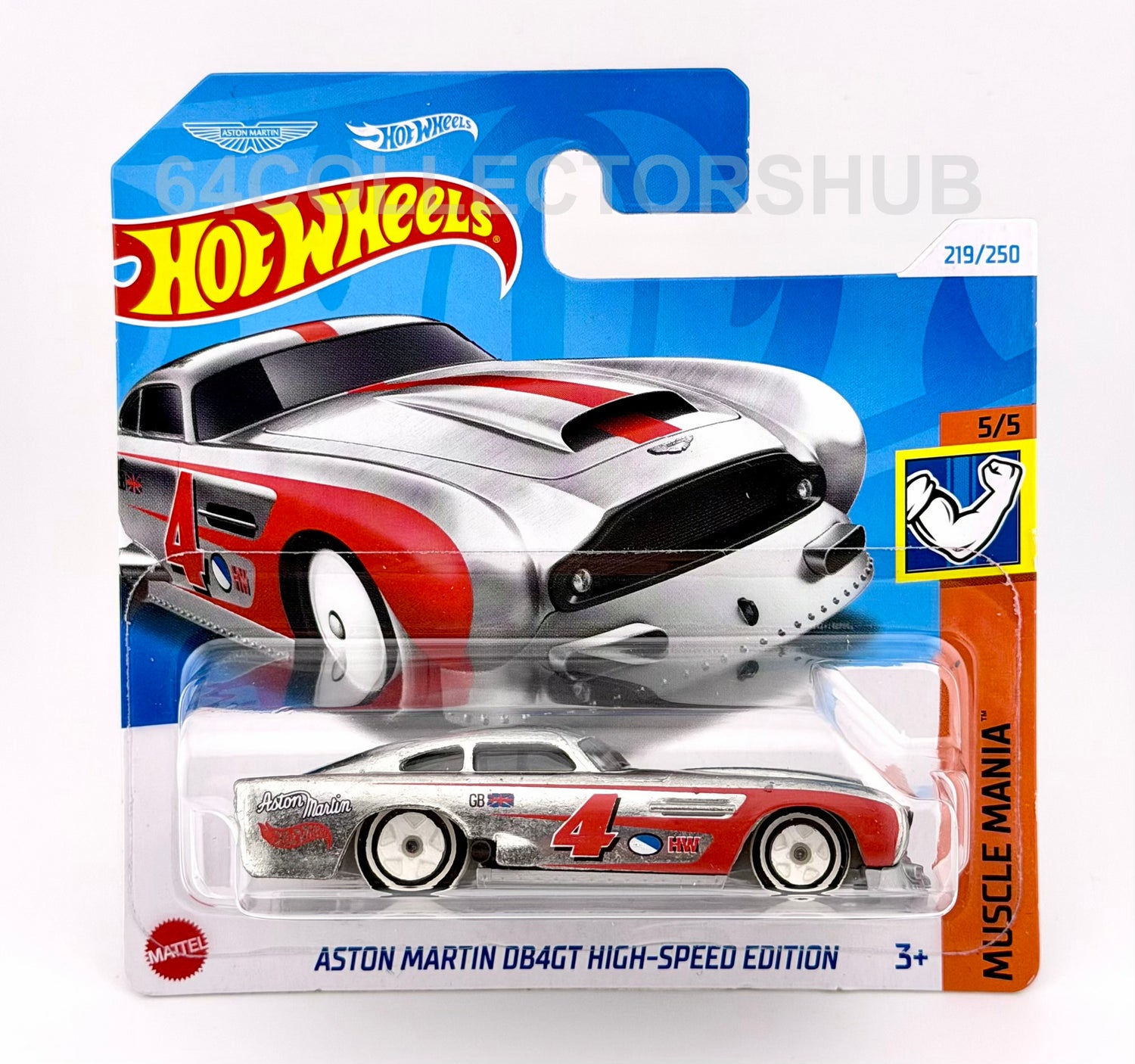 Hot Wheels - Aston Martin DB4GT High-Speed - Muscle Mania - 219/250 - 2024