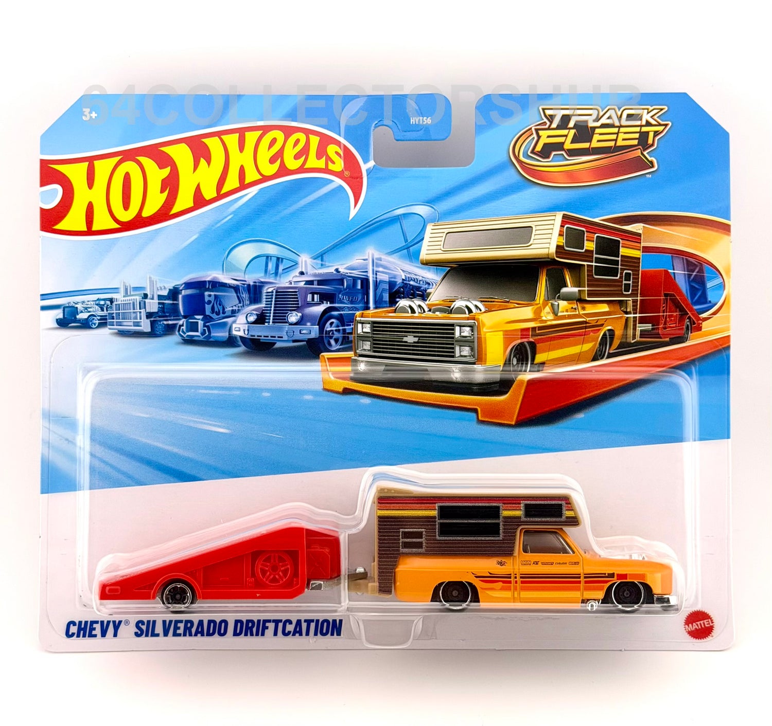 Hot Wheels - Chevy Silverado Driftcation - Orange - Track Fleet - 2026