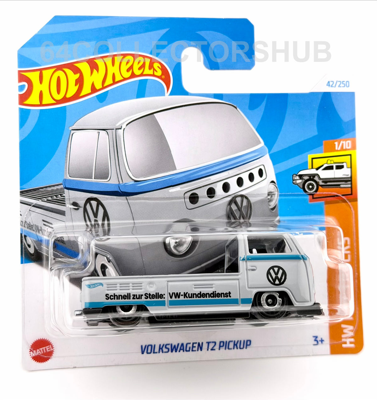 Hot Wheels - Volkswagen T2 Pickup - Grey - HW Hot Trucks - 42/250 - 2024