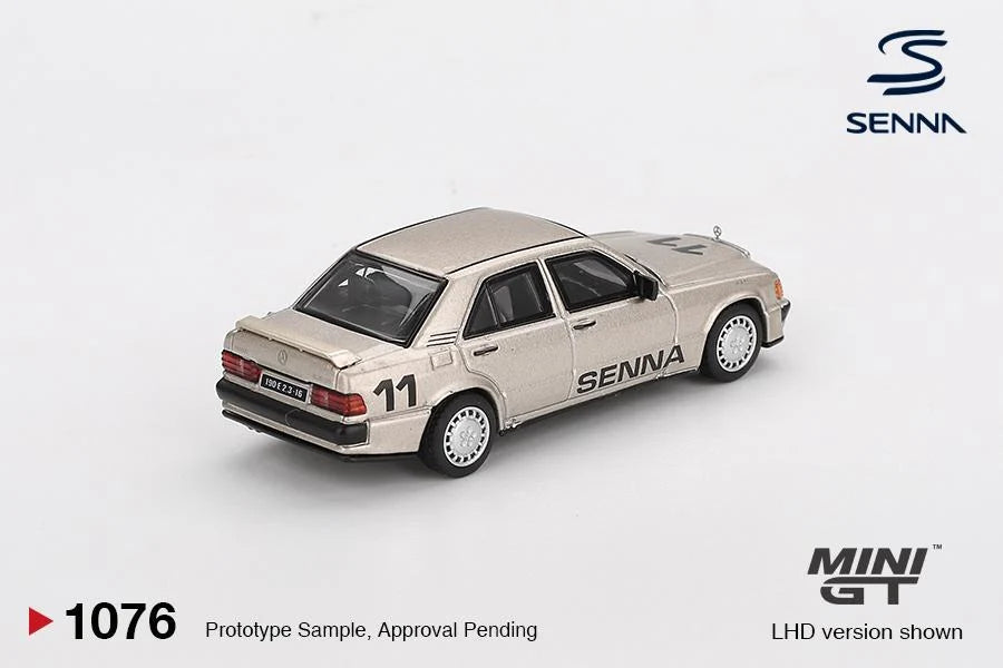 MINI GT - Mercedes-Benz 190 E 2.3-16 #11 - Ayrton Senna #1076 - Boxed