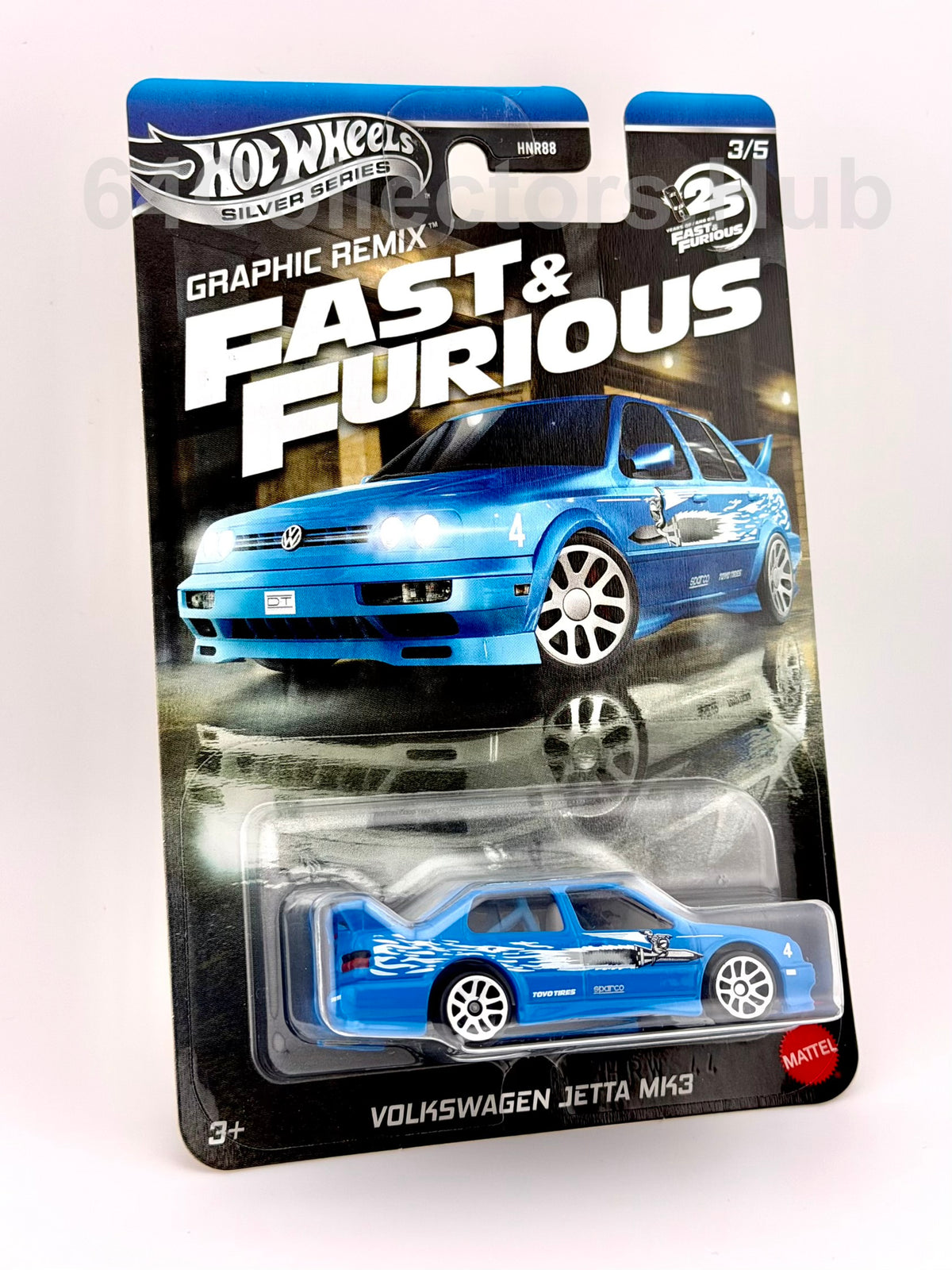 Hot Wheels Silver Series - Volkswagen Jetta MK3 - Fast And Furious Graphic Remix