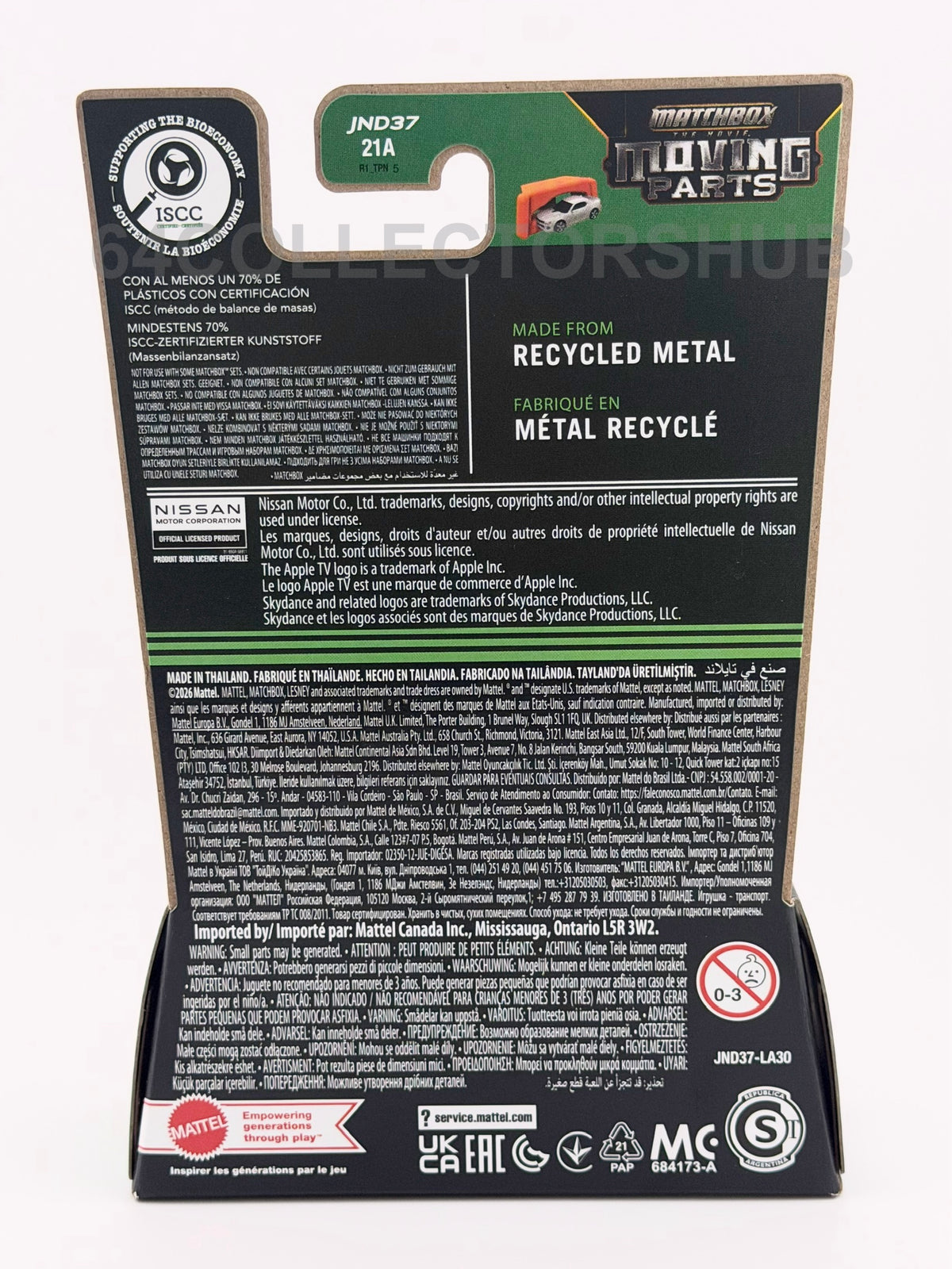 Matchbox - 2020 Nissan GT-R Nismo (R35) - Matchbox The Movie - Moving Parts