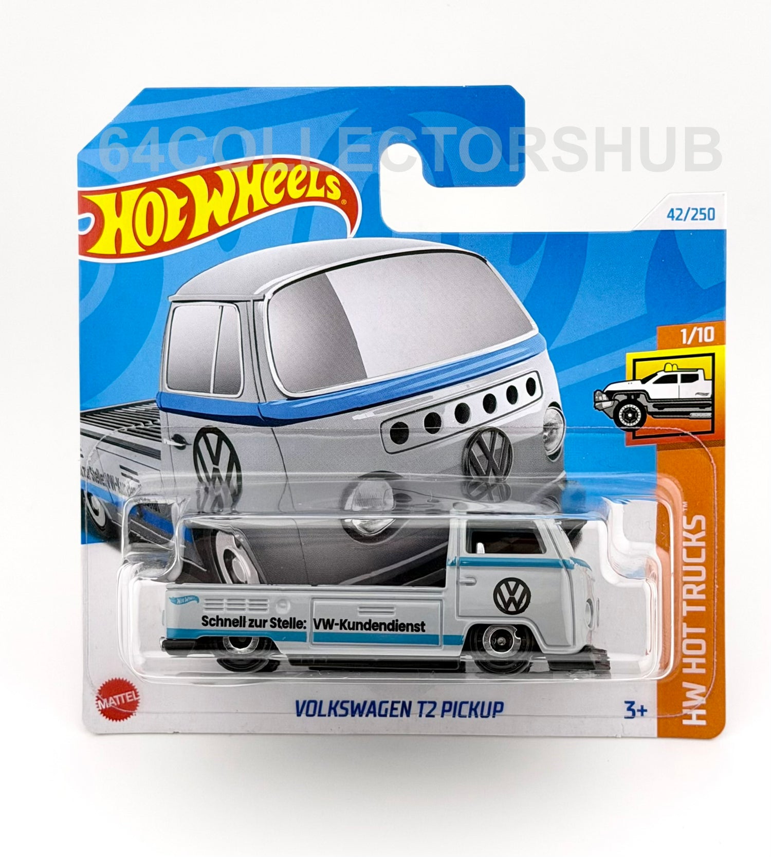 Hot Wheels - Volkswagen T2 Pickup - White - HW Hot Trucks - 42/250 - 2024
