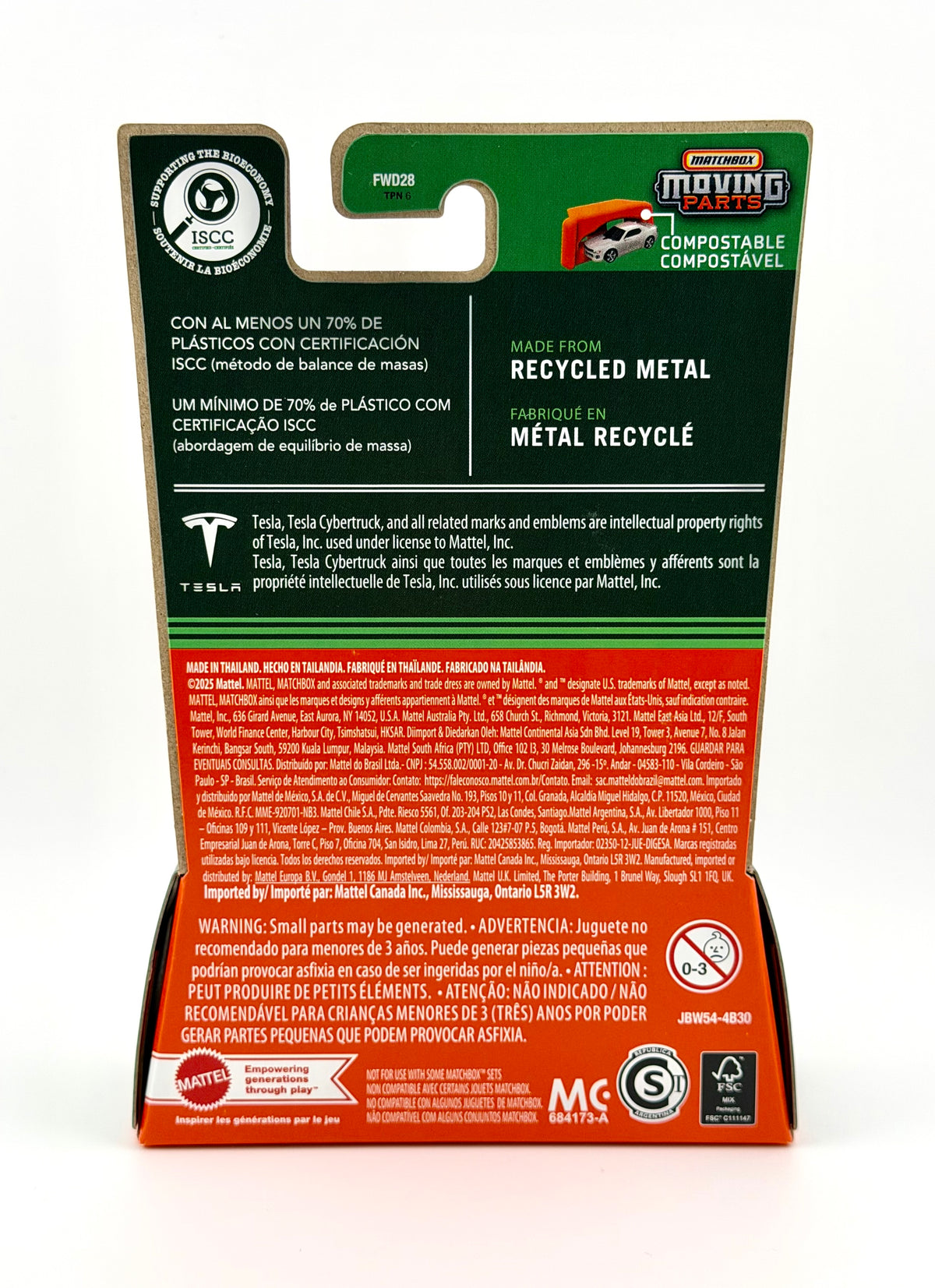 Matchbox Moving Parts - Tesla Cybertruck - 2025 Release