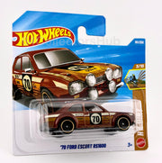Hot Wheels - 1970 Ford Escort RS1600 - HW Dirt Rally 70 - Brown - 1/64