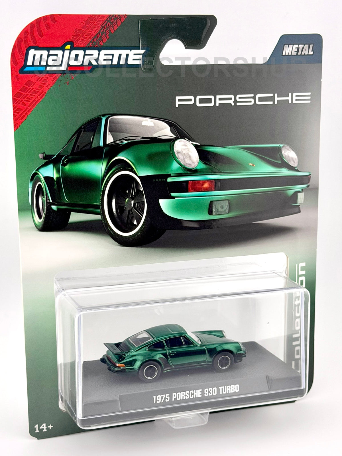 Majorette - 1975 Porsche 930 Turbo - Green - Collection Series