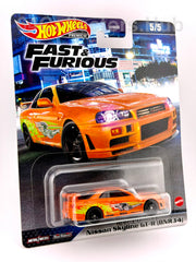 Hot Wheels Premium Nissan Skyline GT-R (BNR34) - Fast & Furious 5/5 - 2022