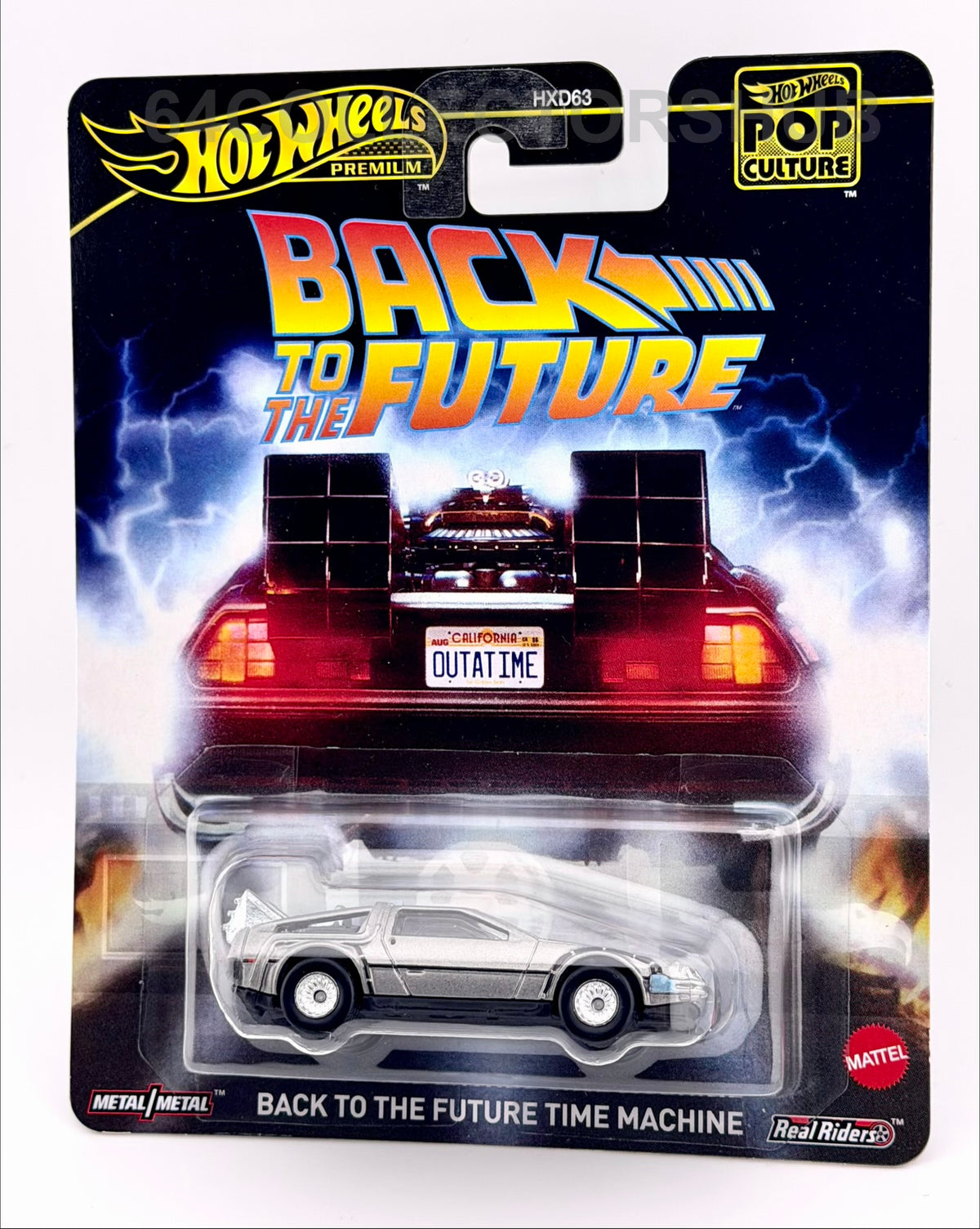 Hot Wheels Premium - Back to the Future Time Machine - Pop Culture - 2025
