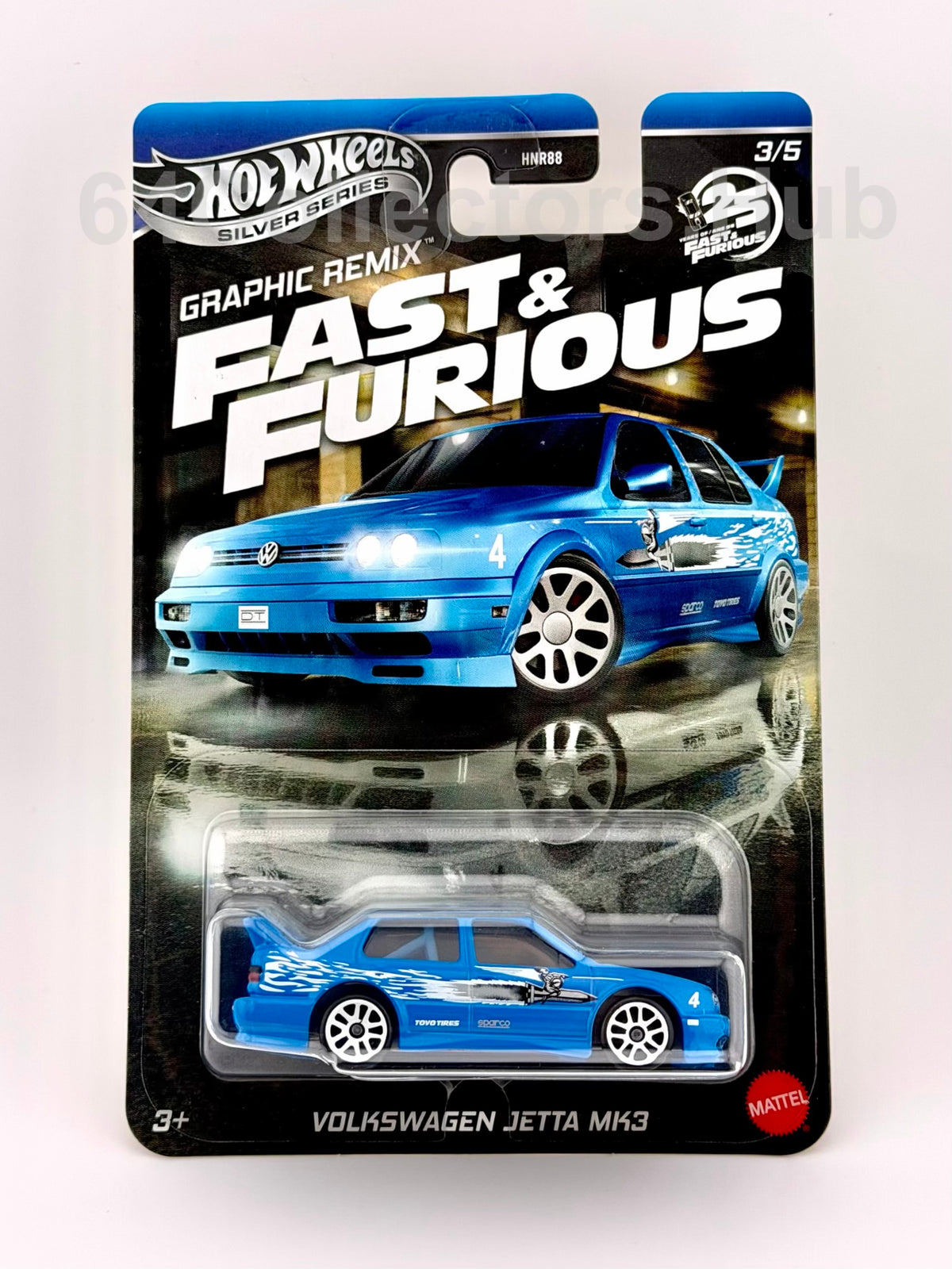 Hot Wheels Silver Series - Volkswagen Jetta MK3 - Fast And Furious Graphic Remix