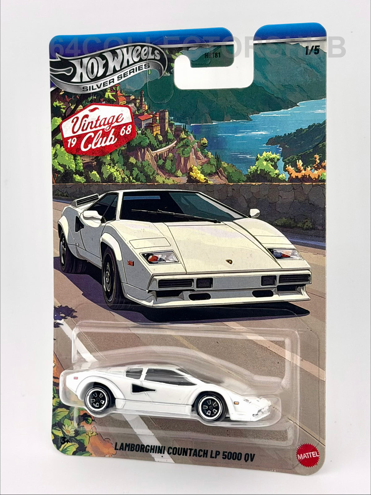 Hot Wheels - Lamborghini Countach LP 5000 QV - Vintage Club - 1/5