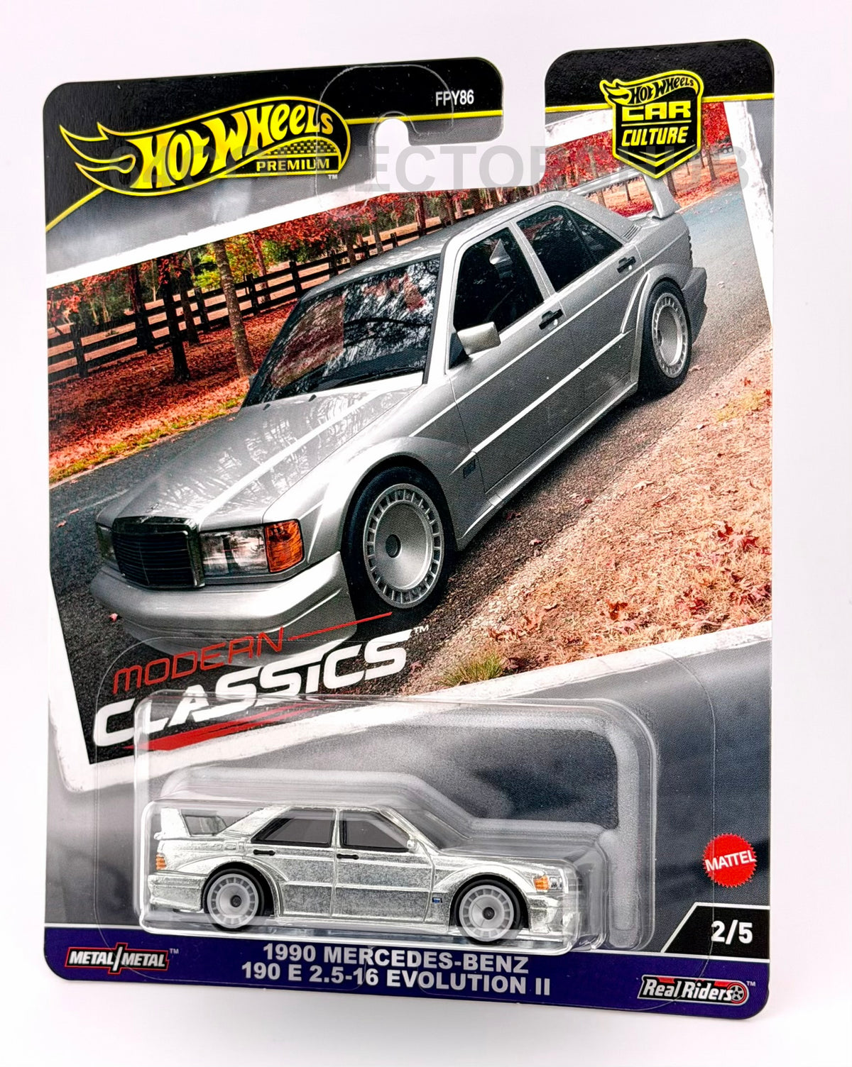 Hot Wheels Premium - 1990 Mercedes-Benz 190 E Evo II - Modern Classics
