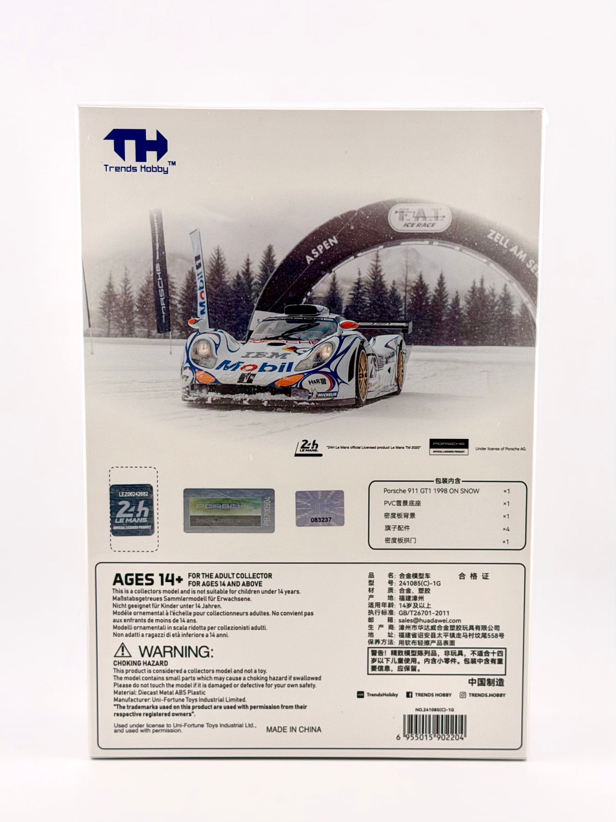Trends Hobby Porsche 911 GT1 - Ice Race Aspen 2024 Set - HEC 2026 Exclusive