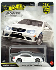 Hot Wheels Premium - BMW M3 & Mercedes CLK 63 AMG - Power Trip - Bundle of 2