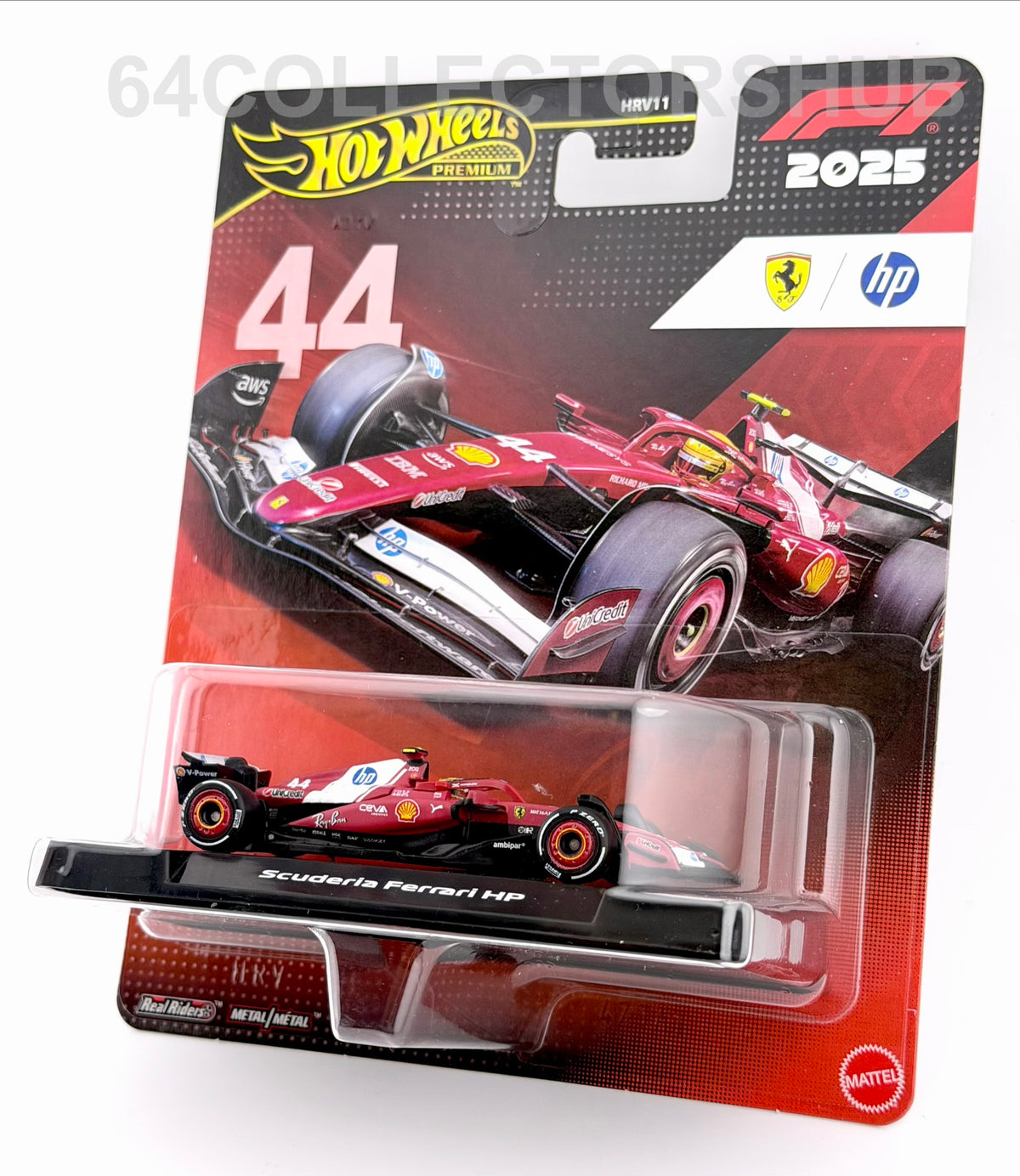 Hot Wheels Premium - Scuderia Ferrari HP #44 - Lewis Hamilton- Formula 1 2025
