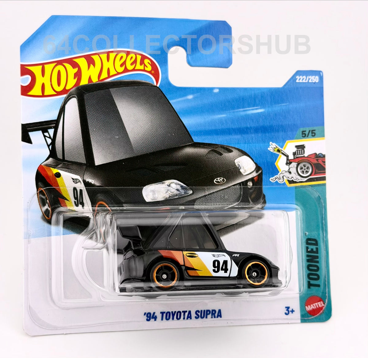 Hot Wheels - ’94 Toyota Supra - Black - Tooned - 222/250 - 2026