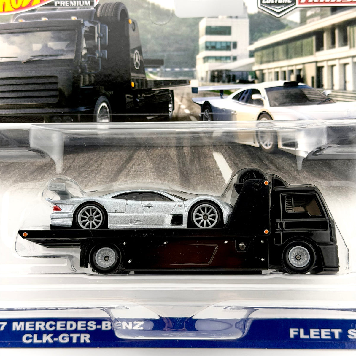 Hot Wheels Team Transport - 1997 Mercedes-Benz CLK-GTR & Fleet Street - #59