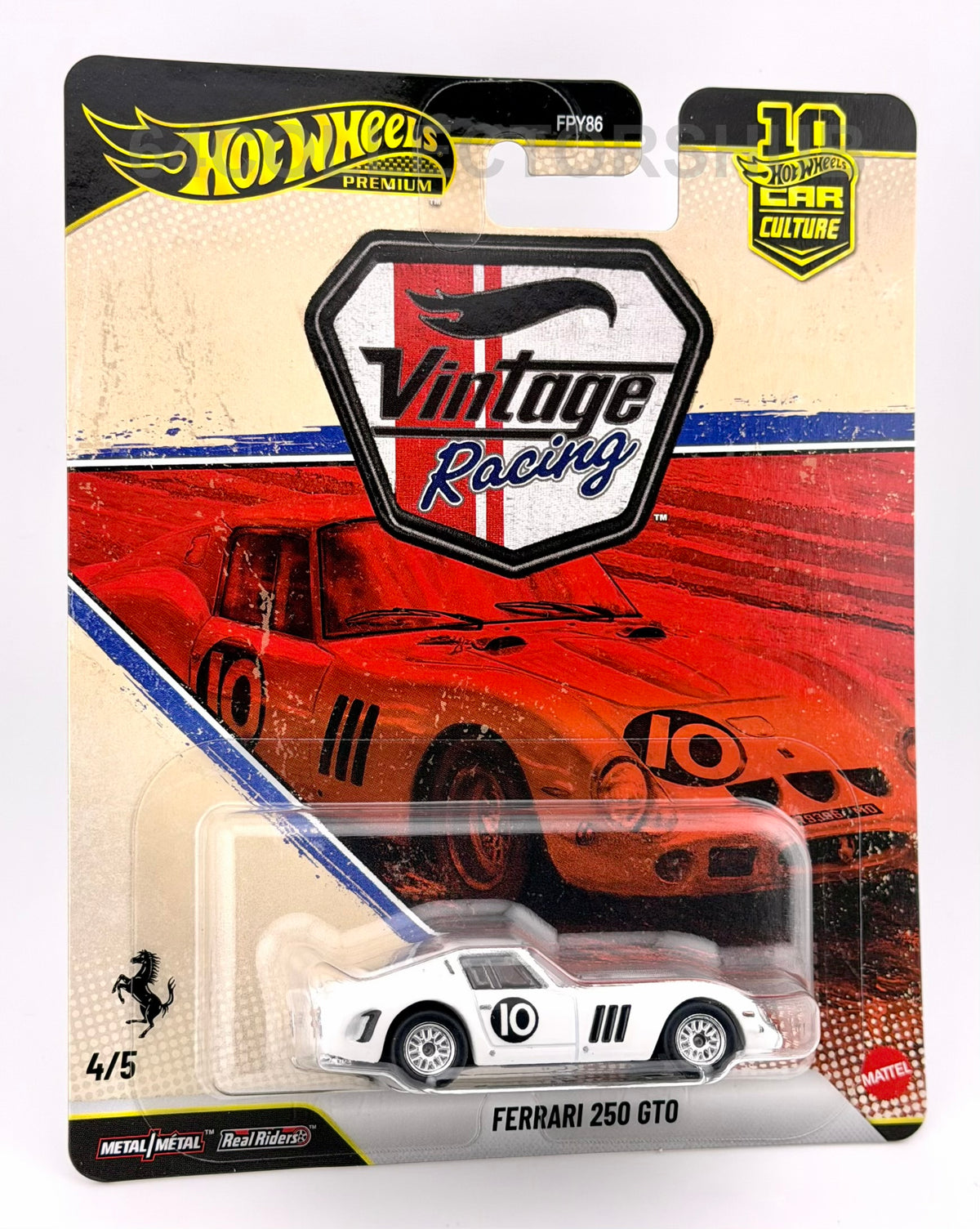 Hot Wheels Premium - Ferrari 250 GTO - Vintage Racing 4/5 - 2026