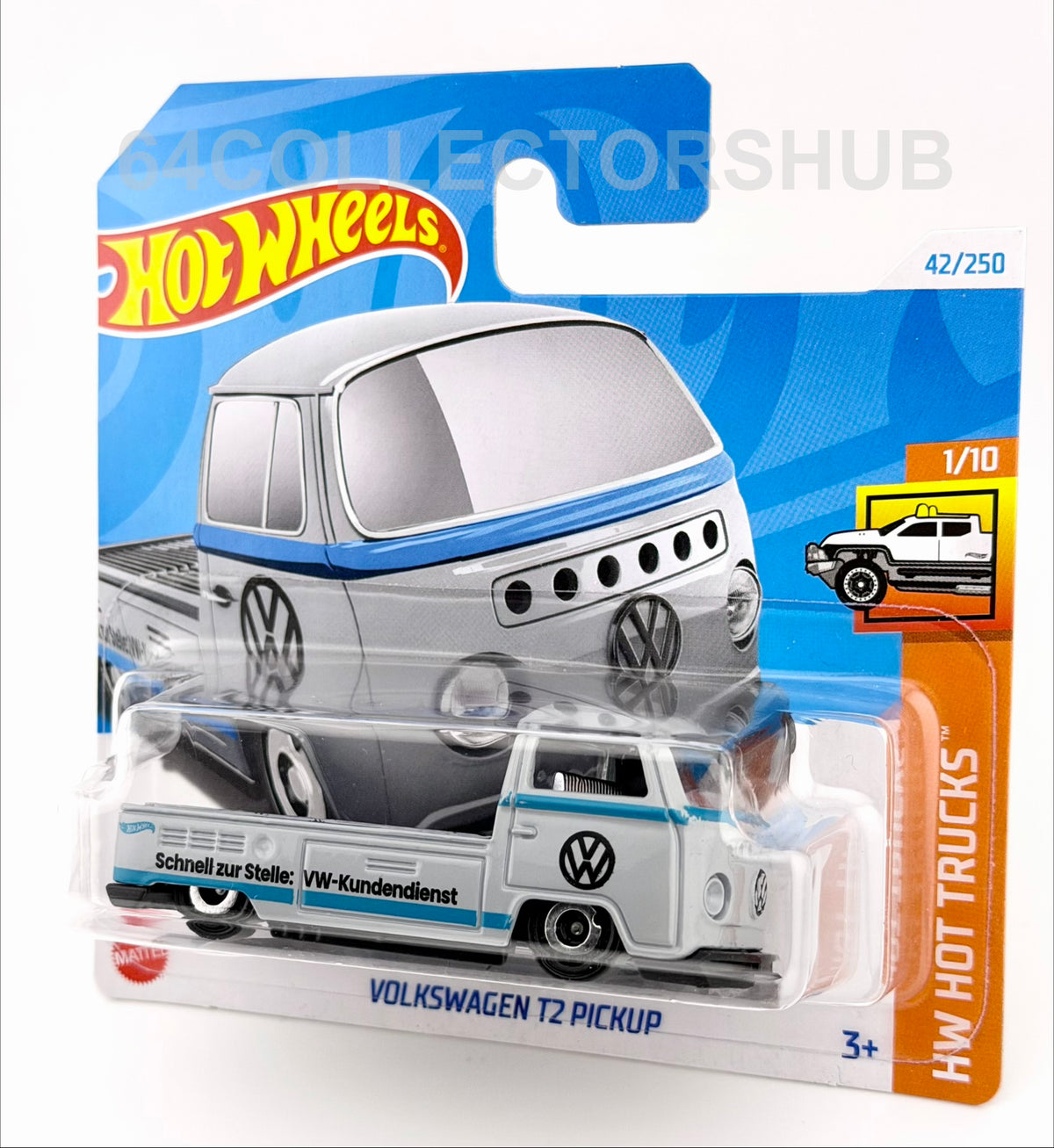Hot Wheels - Volkswagen T2 Pickup - Grey - HW Hot Trucks - 42/250 - 2024