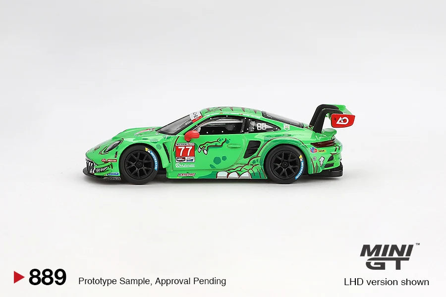MINI GT - Porsche 911 GT3 R #77 - AO Racing Rexy - Daytona 2024 - #889 - Boxed