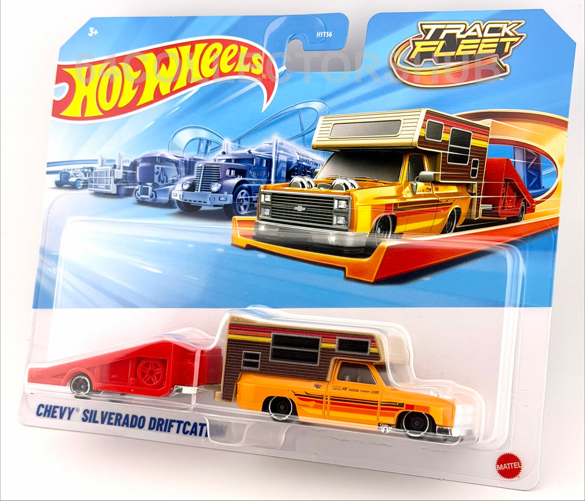 Hot Wheels - Chevy Silverado Driftcation - Orange - Track Fleet - 2026
