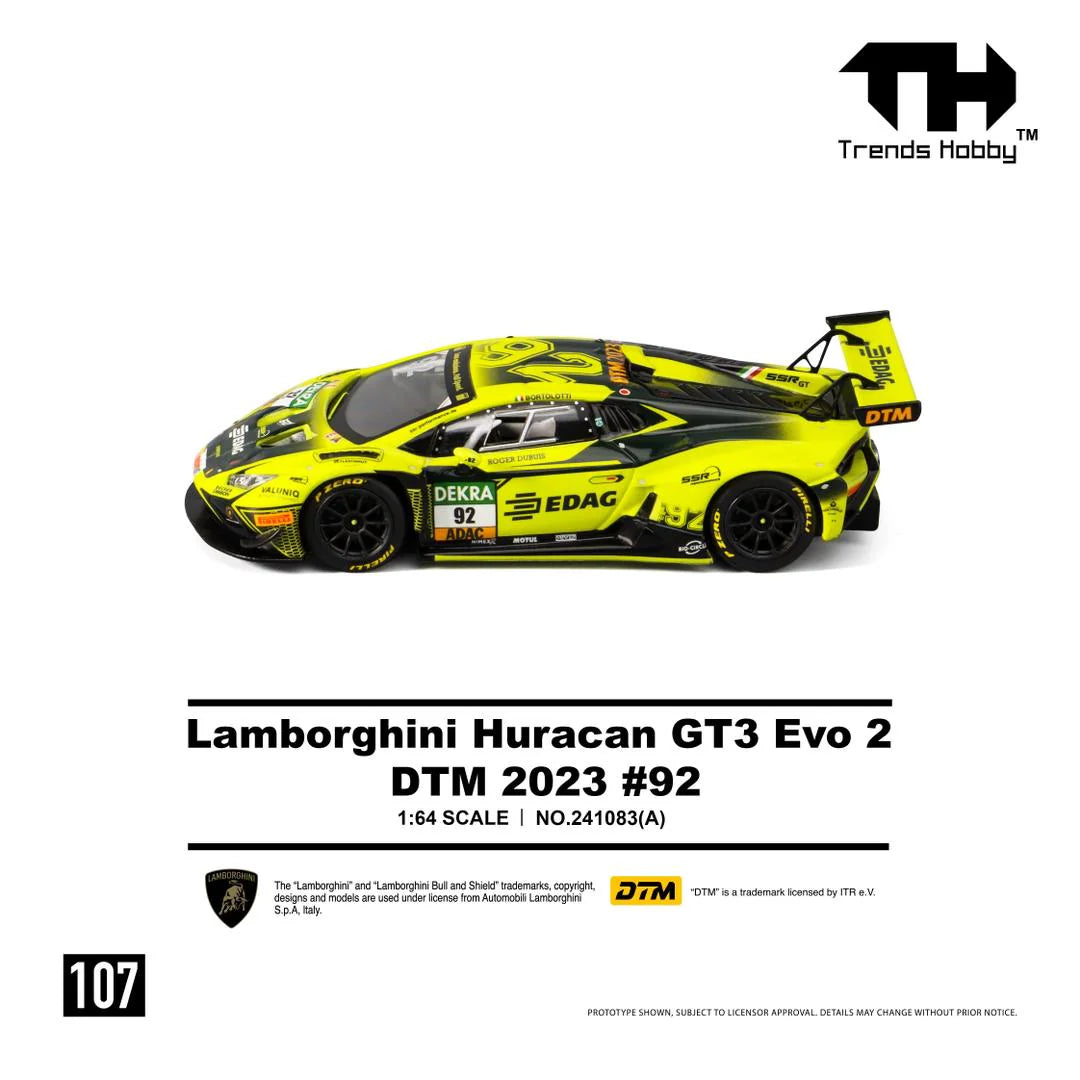 Trends Hobby - Lamborghini Huracán GT3 Evo 2 - DTM 2023 #92 - 1:64