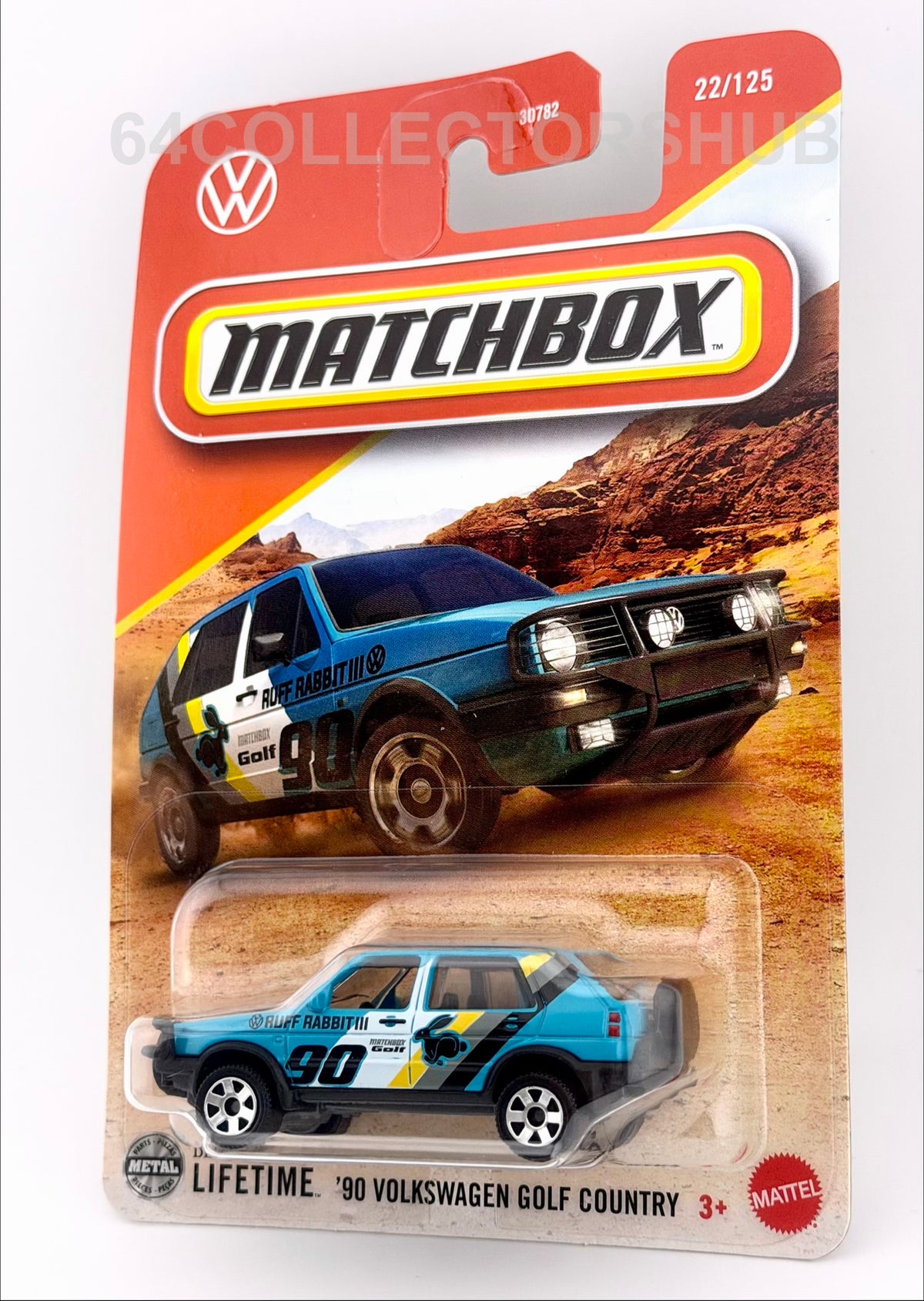 Matchbox - 1990 Volkswagen Golf Country - Ruff Rabbit - 22/125