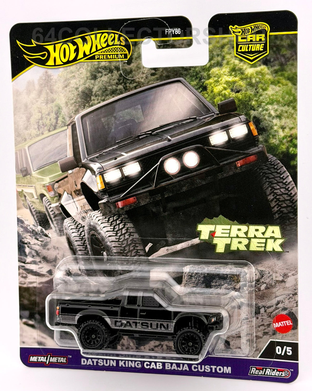 Hot Wheels Premium - Datsun King Cab Baja Custom - Terra Trek Chase - 0/5