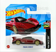 Hot Wheels - Pagani Zonda R - Red & Yellow - HW Race Day - Bundle of 2 - 2024