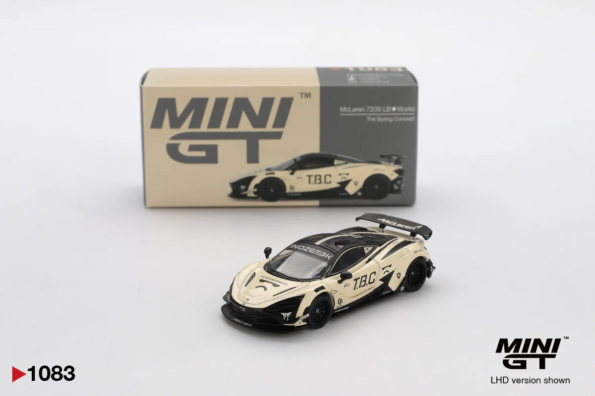 Mini GT - McLaren 720S LB Works The Boring Concept #1083 - Boxed