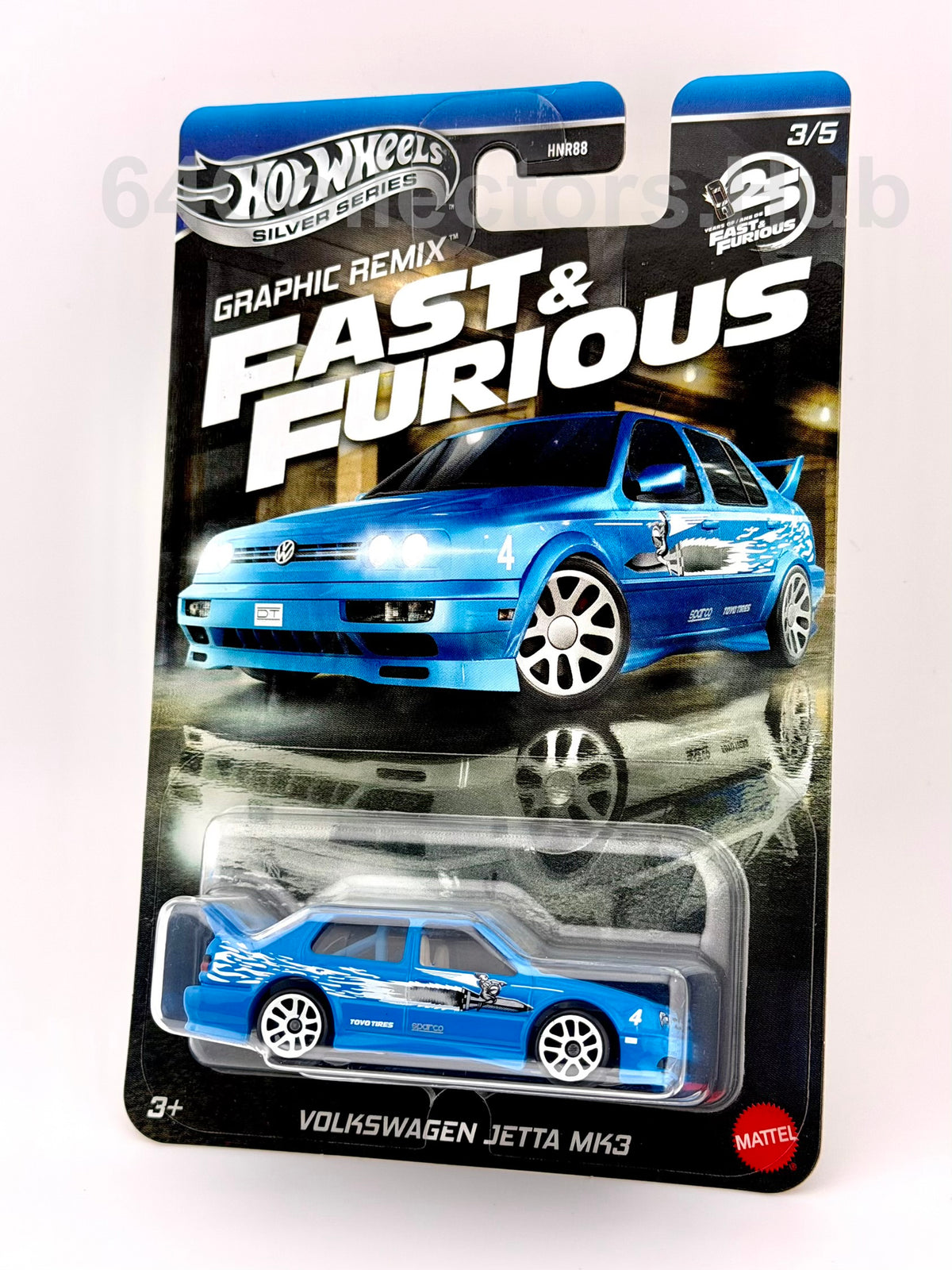 Hot Wheels Silver Series - Volkswagen Jetta MK3 - Fast And Furious Graphic Remix