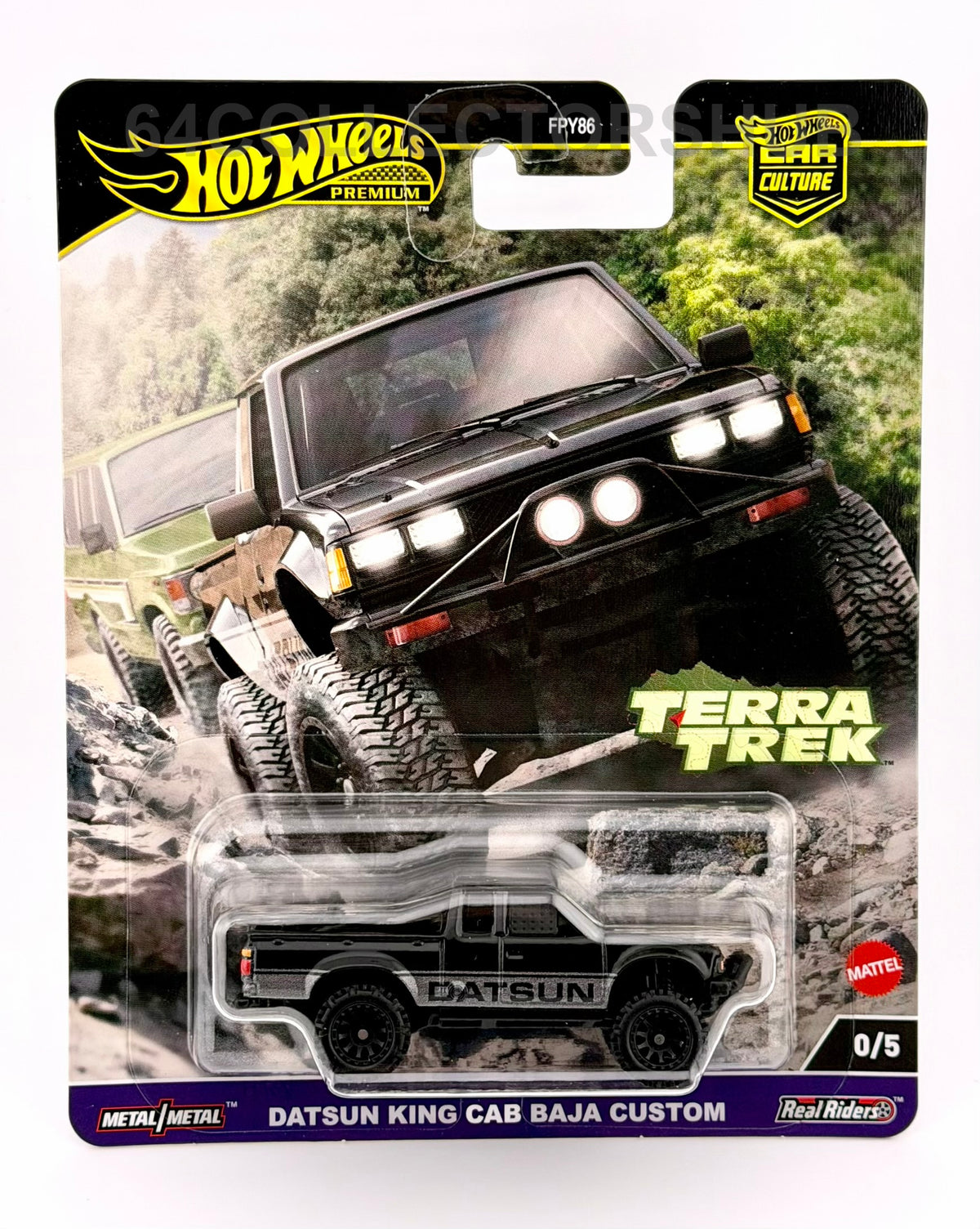 Hot Wheels Premium - Datsun King Cab Baja Custom - Terra Trek Chase - 0/5