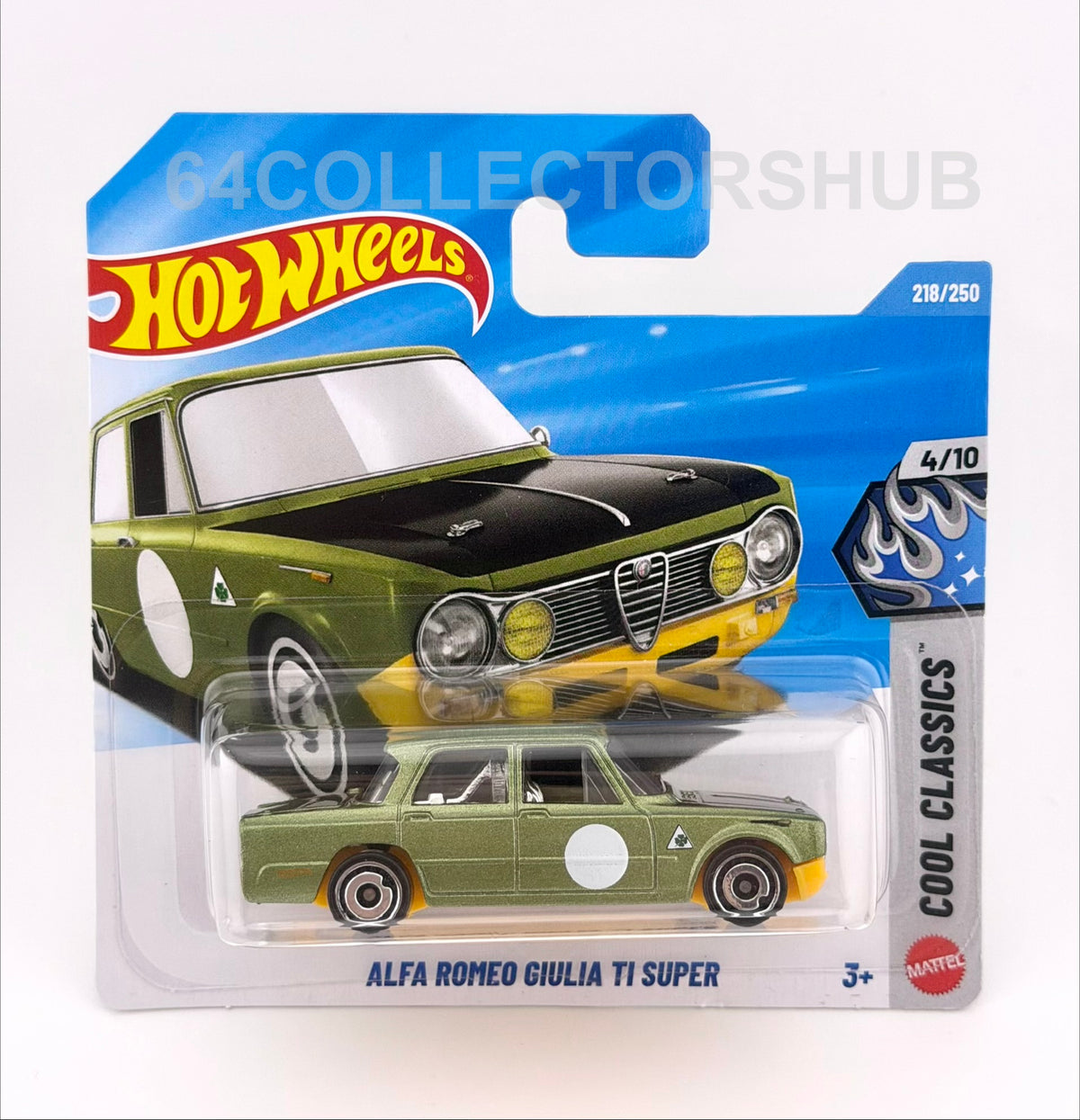 Hot Wheels - Alfa Romeo Giulia Ti Super - Red White Green - Bundle of 3