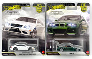 Hot Wheels Premium - BMW M3 & Mercedes CLK 63 AMG - Power Trip - Bundle of 2