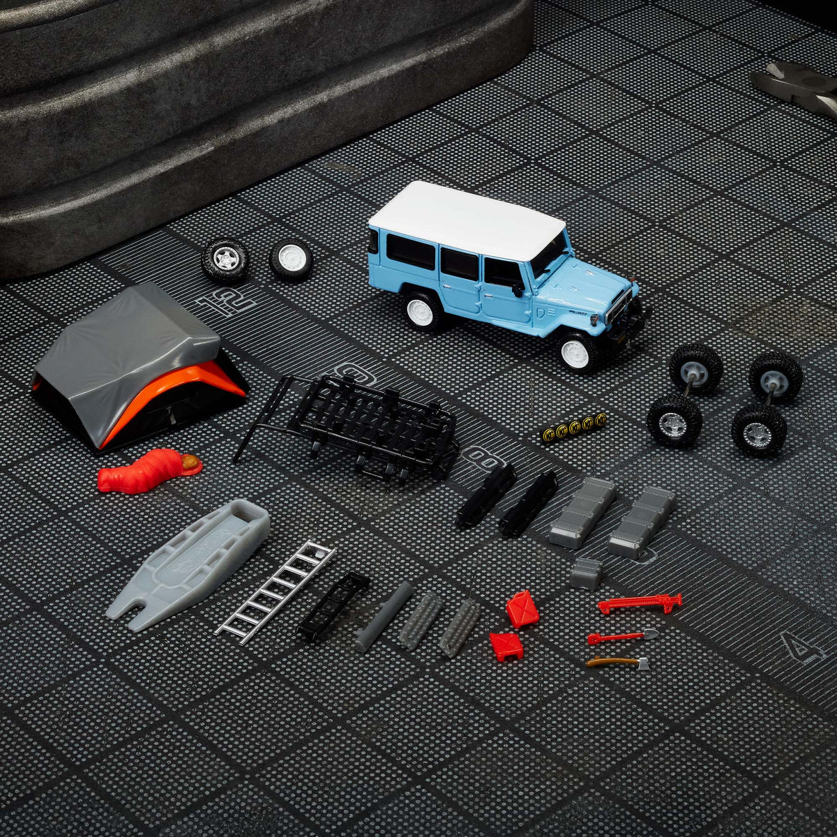 Hot Wheels Elite 64 - 1982 Toyota Land Cruiser FJ45 Troopy - Mod Shop - 1/64