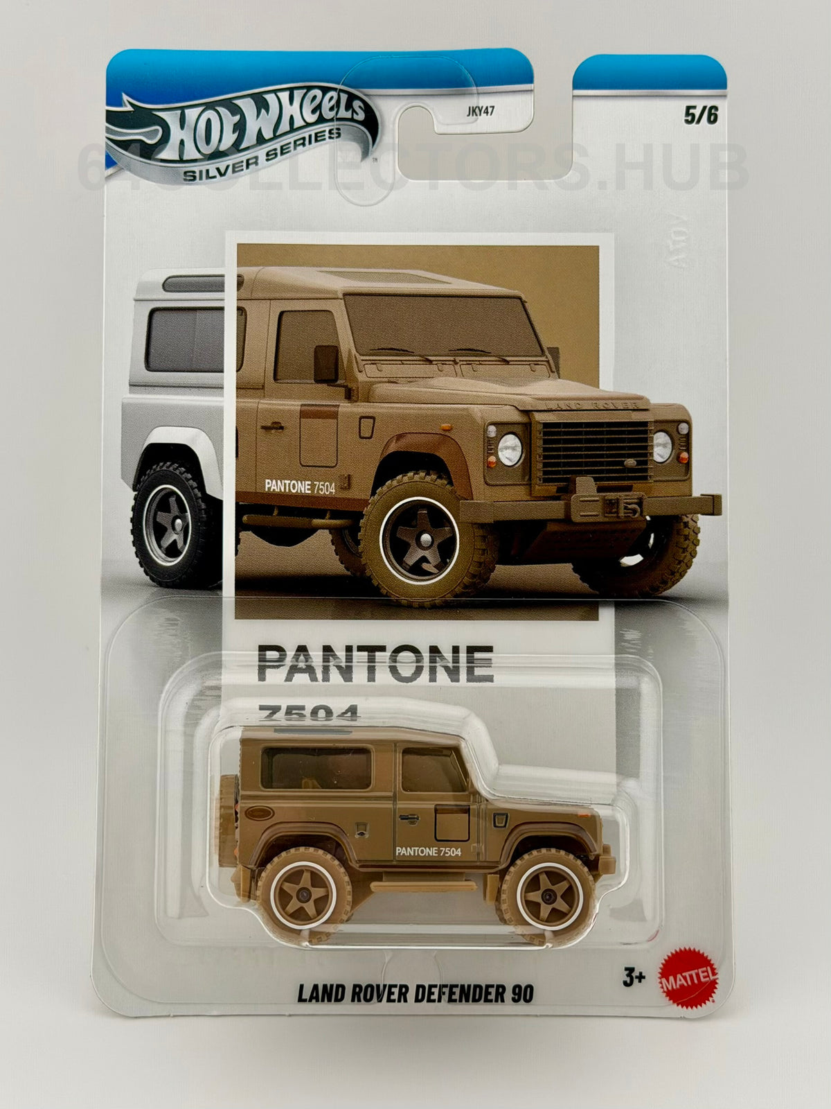 Hot Wheels Silver Series Land Rover Defender 90 - Pantone 7504 - 5/6 - 2026