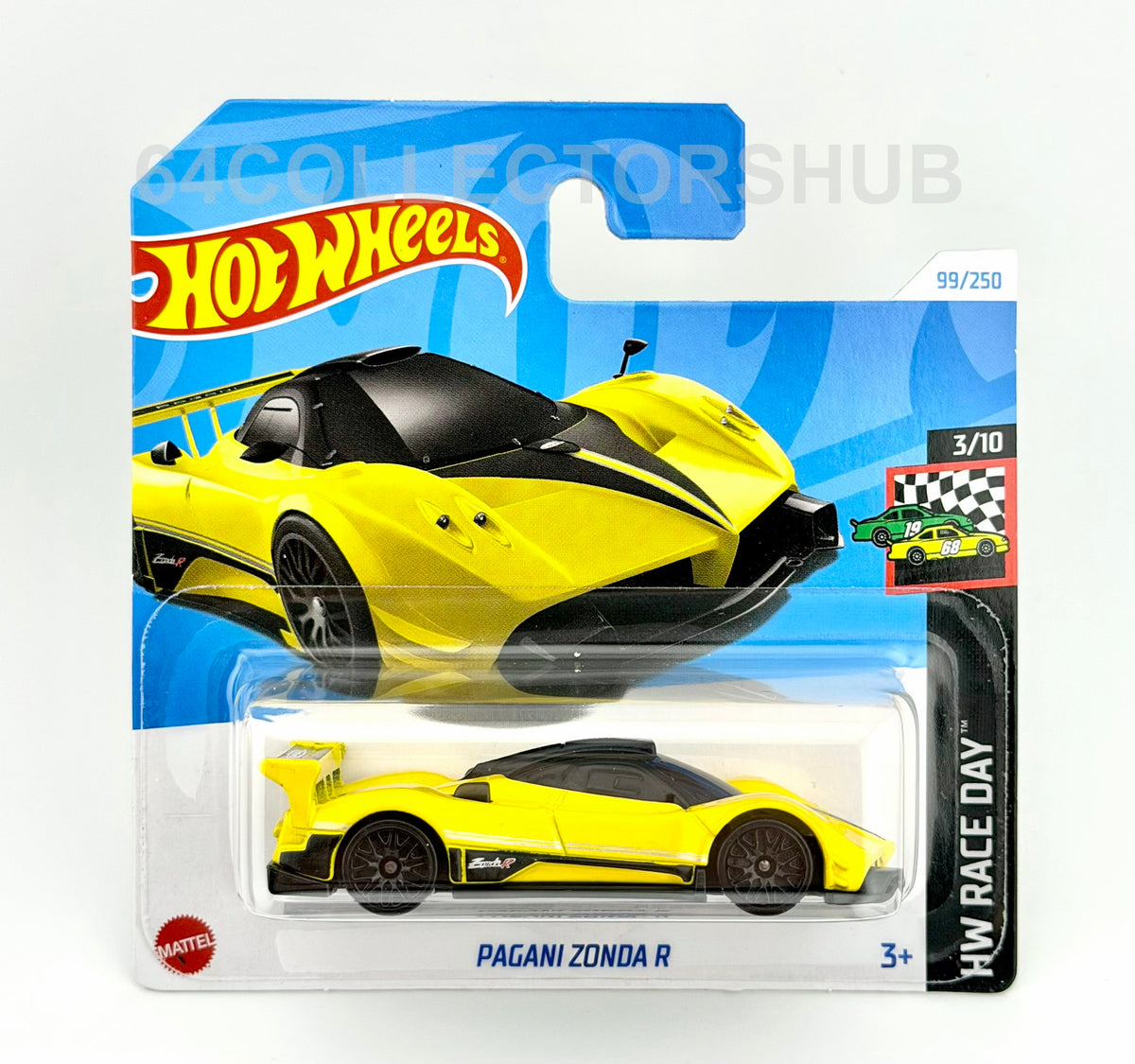 Hot Wheels - Pagani Zonda R - Red & Yellow - HW Race Day - Bundle of 2 - 2024