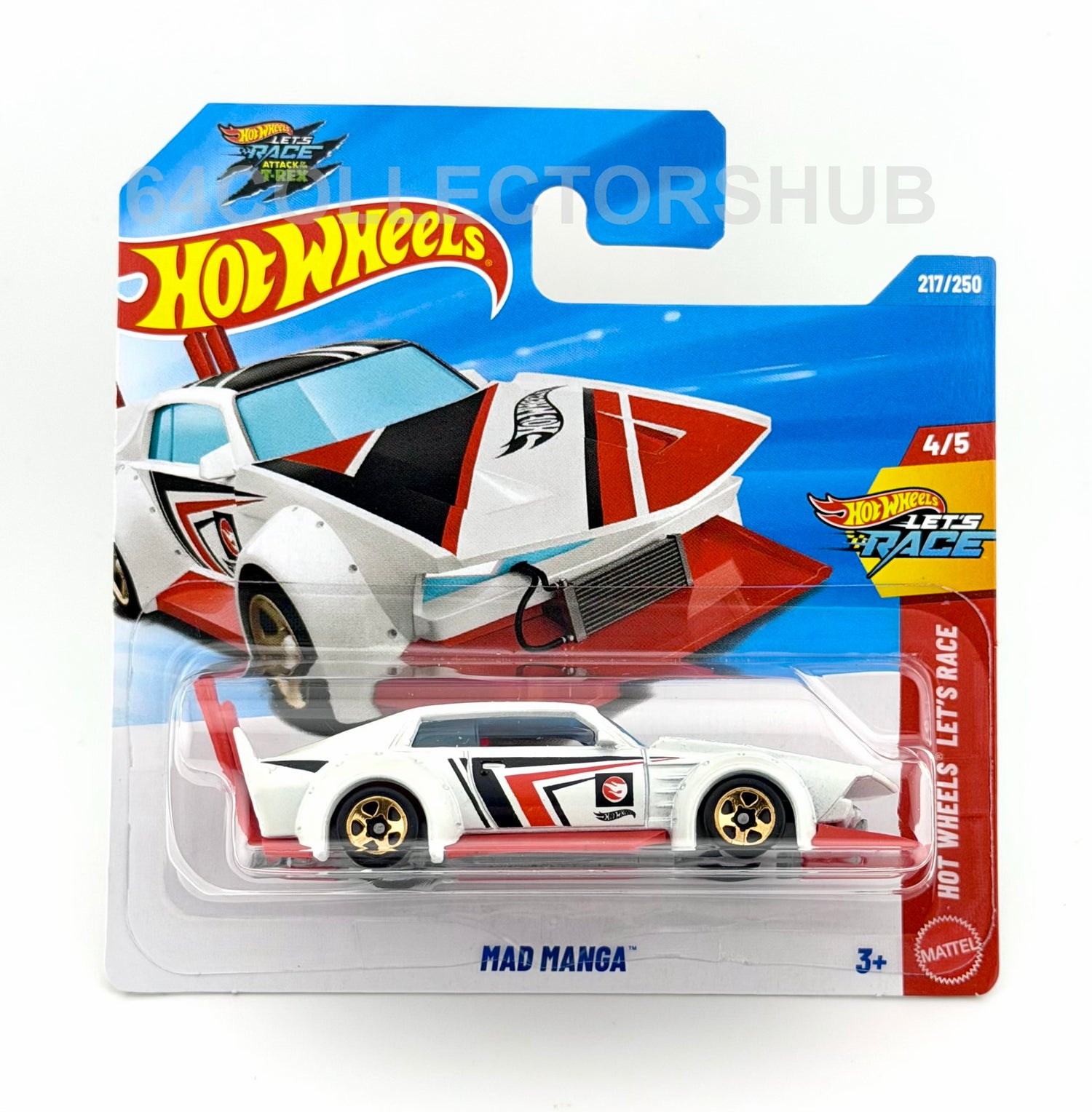 Hot Wheels - Mad Manga - White - Let’s Race - 217/250 - 2026 Treasure Hunt