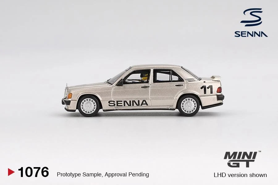MINI GT - Mercedes-Benz 190 E 2.3-16 #11 - Ayrton Senna #1076 - Boxed