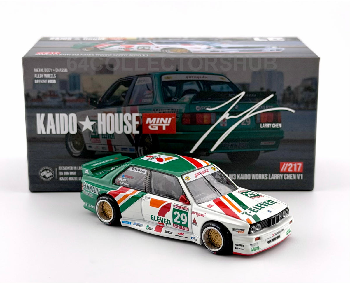 Kaido House Mini GT - BMW M3 Kaido Works Larry Chen V1 7-Eleven - #217 - Sealed