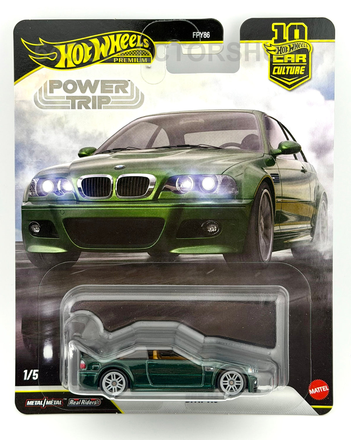Hot Wheels Premium - BMW M3 & Mercedes CLK 63 AMG - Power Trip - Bundle of 2