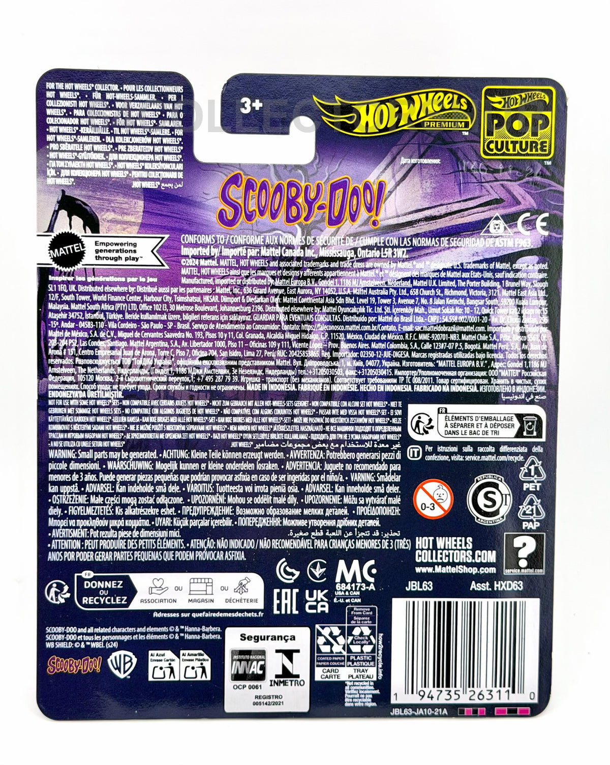 Hot Wheels Premium - Scooby-Doo The Mystery Machine - Pop Culture